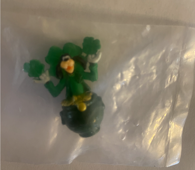 Disney Goofy Good Luck Clover Miniature Figure New Sealed