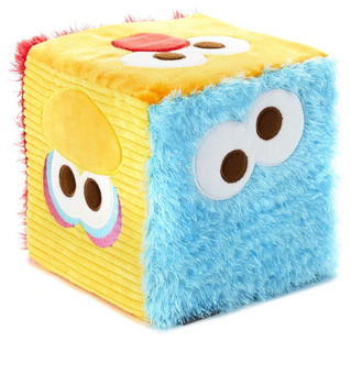 Hallmark Sesame Street Soft Baby Block With Chime Plush New with Tag