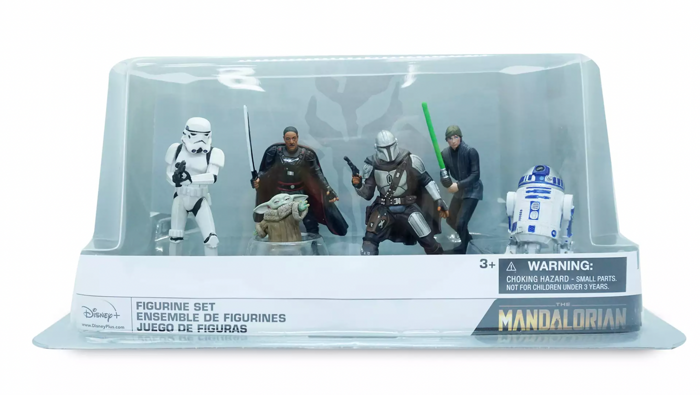 Disney Star Wars The Mandalorian Figure Play Set R2-D2 Stormtrooper New