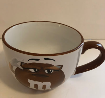M&M's World Brown Character Cappuccino Ceramic Mug New