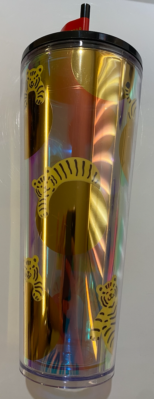 Starbucks 20 Oz. Cold Cup Tiger Tangerines 2022 Tumbler New With Tag – I  Love Characters