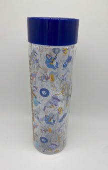Disney WDW 50th Magical Celebration Park Icons Plastic Water Bottle New