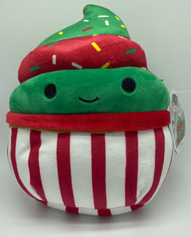 Original Squishmallows Chantal Christmas Holiday 8"Plush 2021 New With Tag