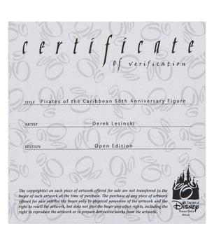 Disney Parks 50th Pirates of the Caribbean Lesinski Resin Figurine New with Box