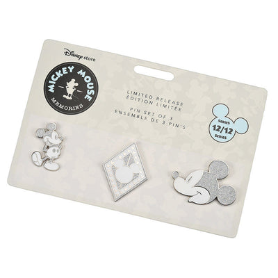 Disney Store Mickey Mouse Memories December Limited Pin Set New Sealed