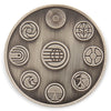Disney Epcot 35th Anniversary Commemorative Medallion Nickel Silver Plate New