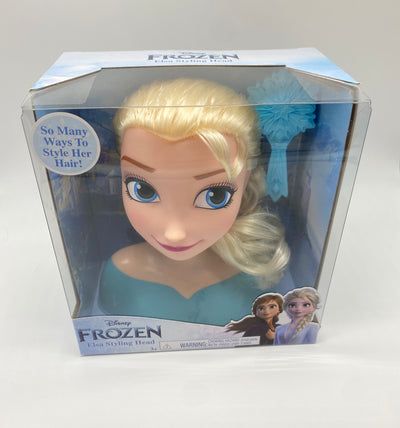 Disney Frozen Princess Elsa Mini Styling Head Toy with Brush New with Box