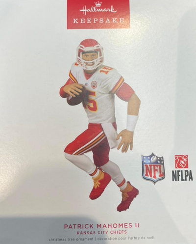Hallmark 2022 NFL Kansas Chiefs Patrick Mahomes Christmas Ornament New With Box