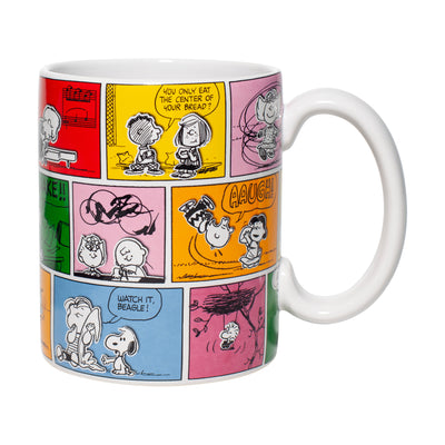 Department 56 Peanuts 70th Anniversary Strip Characters Coffee Mug New with Box