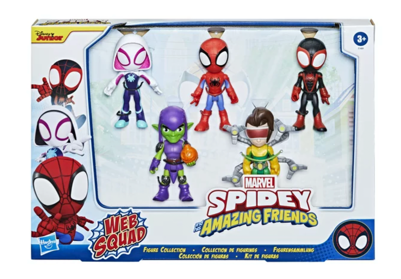 Disney Marvel Spidey and His Amazing Friends Web Squad Figure 5 Action Figures