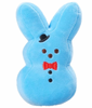 Peeps Easter Peep Blue Bunny with Bow Cotton Candy Scented Plush New with Tag