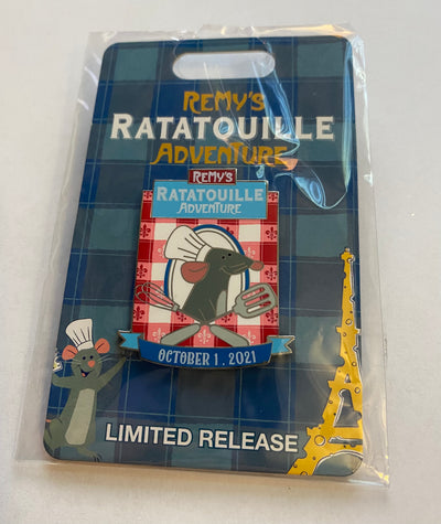 Disney Parks Remy Ratatouille Adventure October 1st 2021 Limited Release Pin New