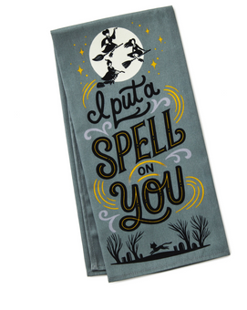 Hallmark Halloween Disney Hocus Pocus I Put a Spell on You Tea Towel New