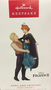 Hallmark 2022 Disney Frozen 2 Anna and Kristoff Christmas Ornament New With Box