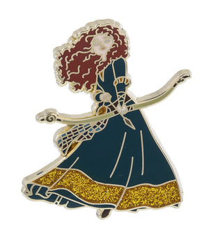 Disney Parks Merida Brave Glitter Pin New with Card