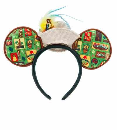 Disney 50th Mickey The Main Attraction Tiki Room Headband Adult New with Tag