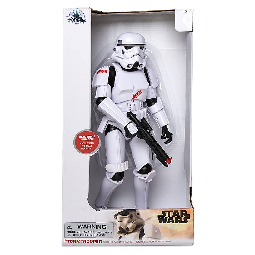 Disney Star Wars Stormtrooper Talking Action Figure 13 1/2" inc New with Box