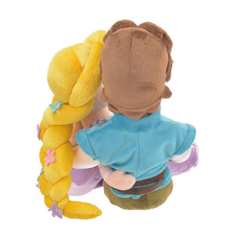 Disney Store Japan Rapunzel & Flynn Rider Valentine Side by Side Plush New Tags