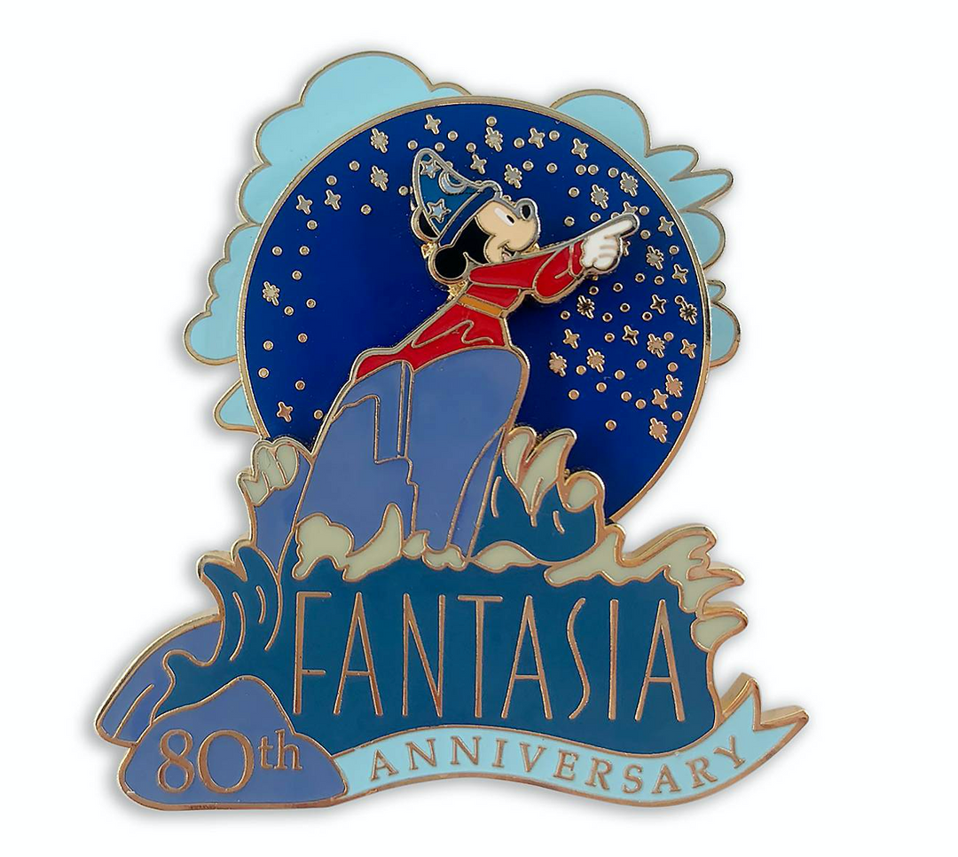 Disney Sorcerer Mickey Mouse Pin Fantasia 80th Limited Release New