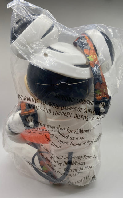 Disney Parks Halloween 2021 Mickey Mummy Popcorn Bucket with Lanyard New