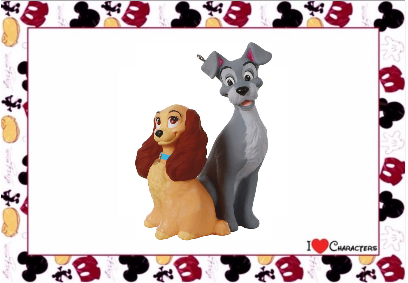 Hallmark Disney Lady and the Tramp 65th Christmas Ornament New with Box