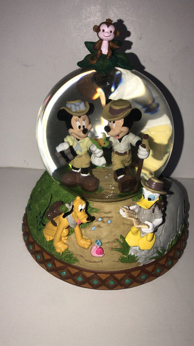 Disney Parks Shanghai Mickey & Friends Adventure Isle Snowglobe New with Box