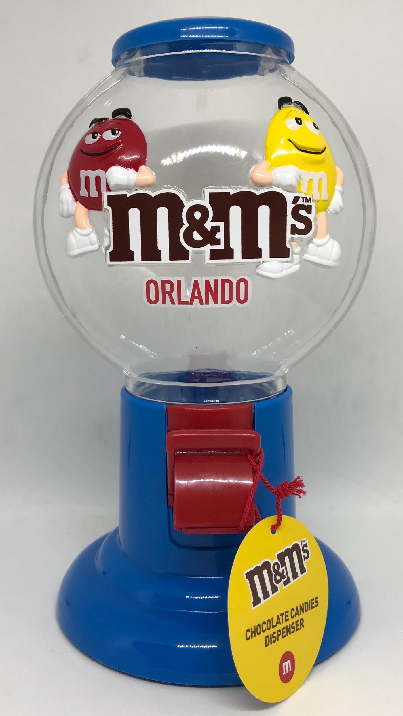 M&M's World Bubble Gum Machine Candy Dispenser Orlando New with