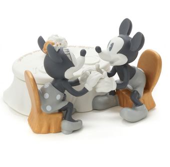 Hallmark Valentine Disney Mickey and Minnie Sweeter Than Ever Trinket Box New