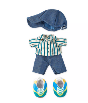 Disney NuiMOs Outfit Striped Shirt with Cap and Sneakers New with Card