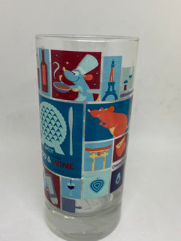Disney Epcot Food and Wine Festival 2021 Chef Remy Tall Glass New