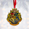 Universal Studios Harry Potter Hogwarts Crest Enamel Ornament New Tags