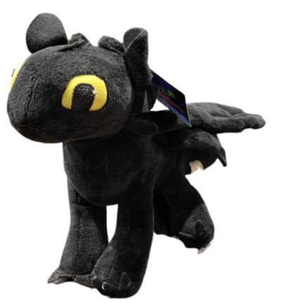Universal Studios How To Train Your Dragon Toothless Sitting Plush New With Tag