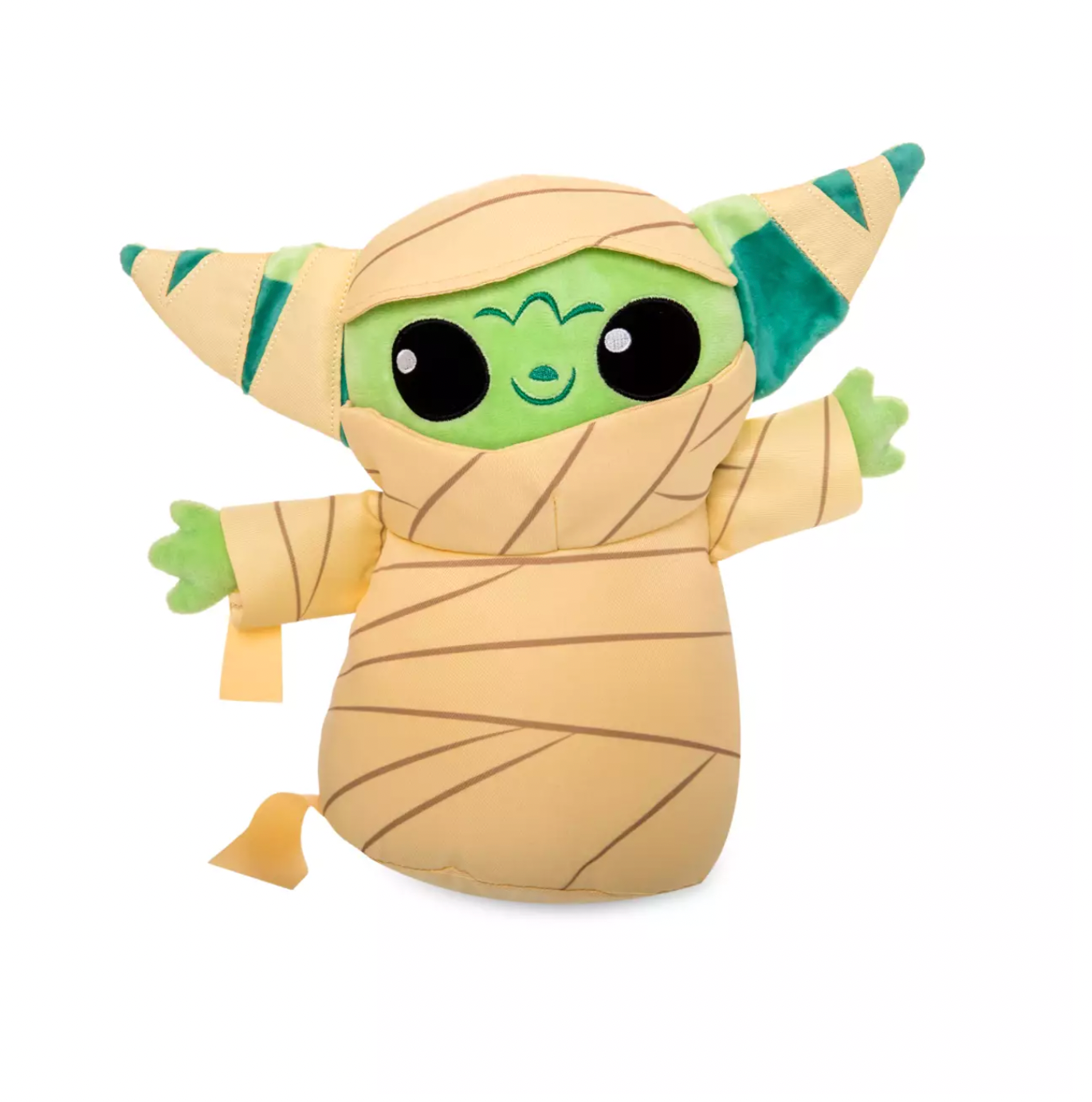 Disney Parks Star Wars The Mandalorian Grogu Halloween Mummy Small Plush New Tag