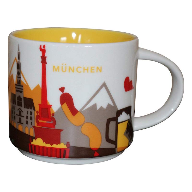 Starbucks You Are Here Collection Germany Munchen Ceramic Coffee Mug New Box