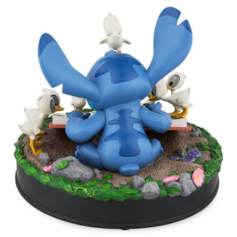 Disney Parks Stitch with Ducks Resin Figurine Statue New with Box