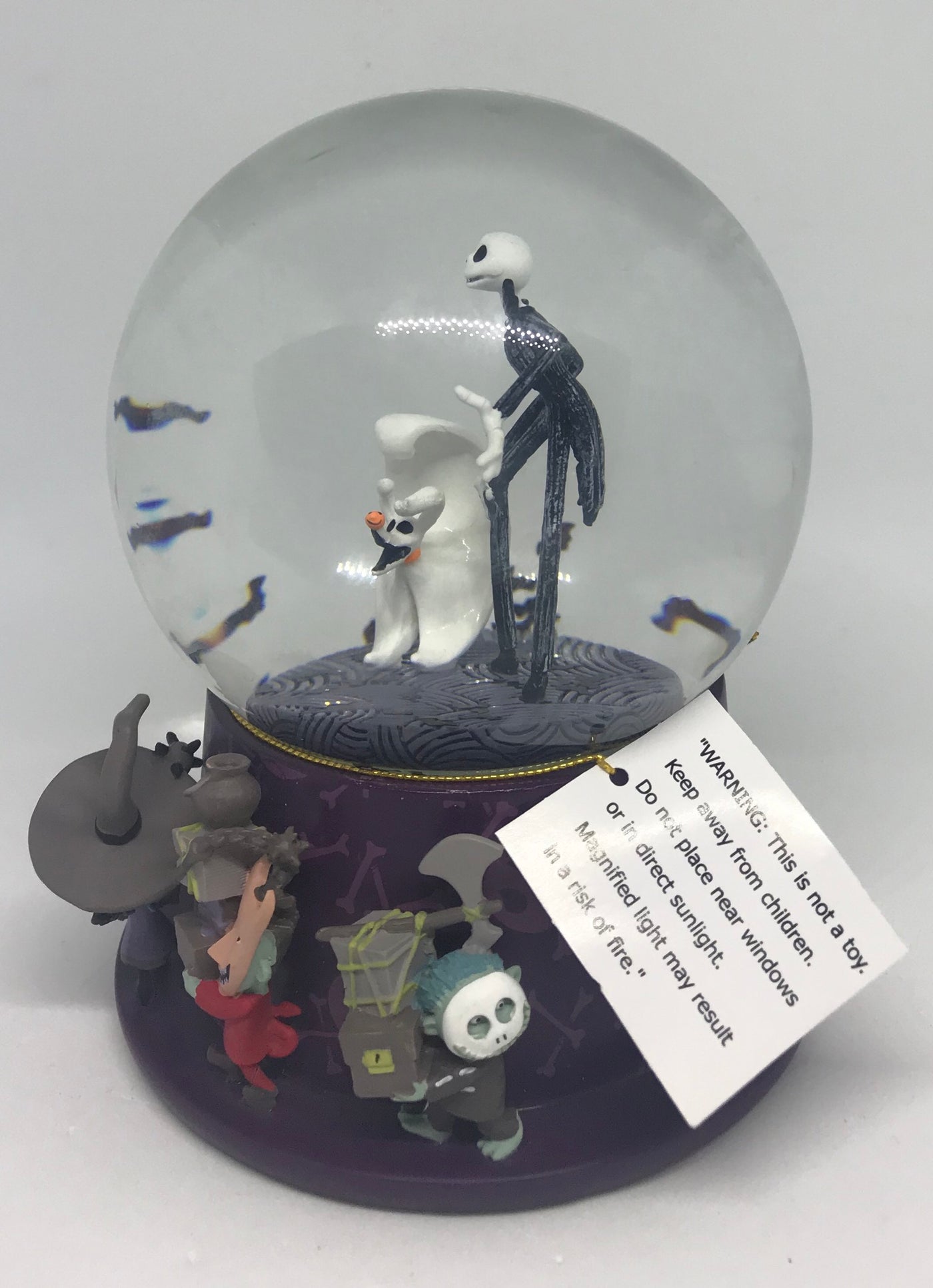 Disney Parks The Nightmare Before Christmas Jack Zero Snowglobe New with Tag
