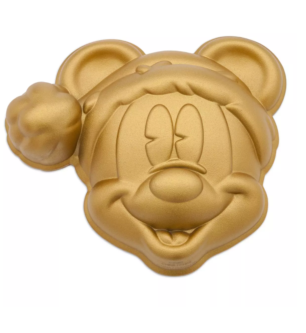 Disney Mickey with Santa Hat Design Holiday Christmas Mold New