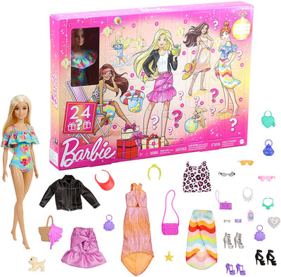 Mattel Barbie 2021 Advent Calendar Set Doll Toy Dress New