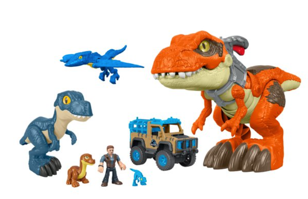 Jurassic World Imaginext T. Rex Expedition Dinosaur Toy Set Pack New With Box