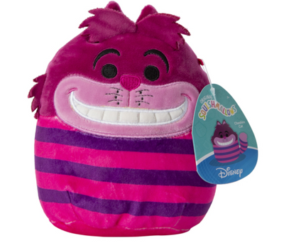 Disney Squishmallows 6.5inc Alice in Wonderland Cheshire Cat Plush New with Tag