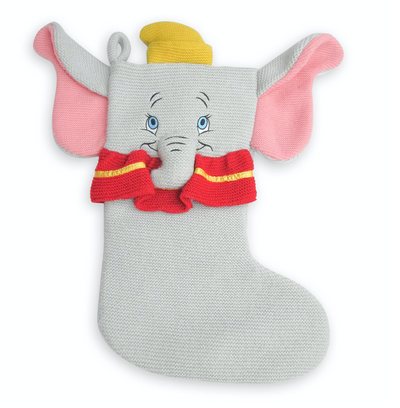Disney Parks Dumbo Knit Christmas Holiday Stocking New with Tags