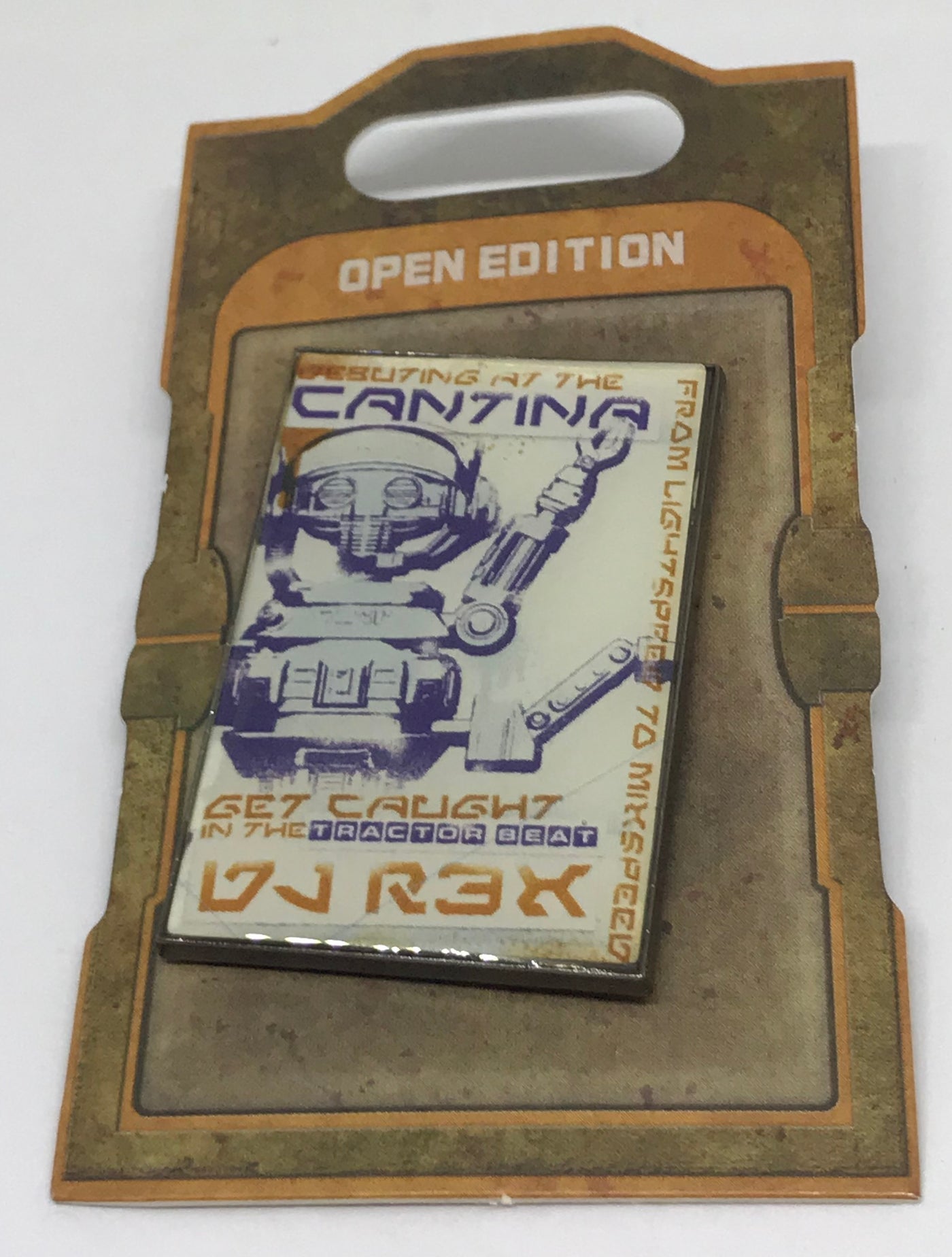 Disney Parks Star Wars Galaxy Edge Cantina Poster Pin New with Card