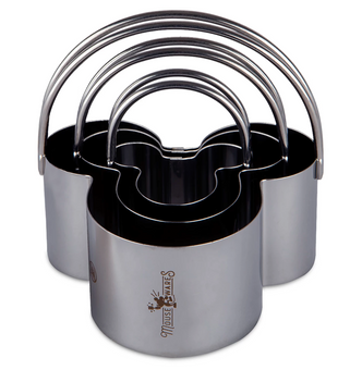 Disney Parks Mousewares Mickey Metal Cookie Cutter Set New with Tag