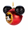 Disney Parks Mickey Sunburst Mouse Icon Ball Christmas Ornament New with Tag