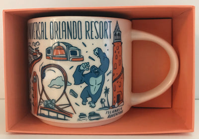 Starbucks Been There Series Collection Ceramic Mug Universal Studios Orlando New