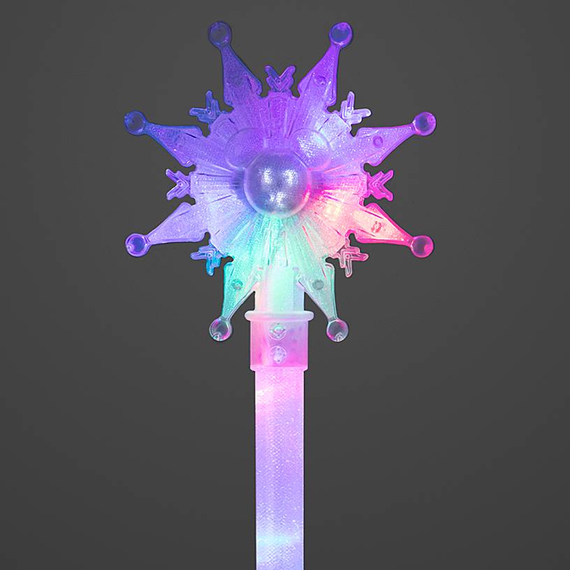 Disney Parks Mickey Mouse Snowflake Projection Wand New