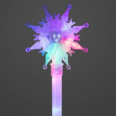 Disney Parks Mickey Mouse Snowflake Projection Wand New