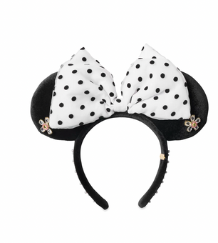 Disney Parks Minnie Polka Dot Ear Headband for Adults by BaubleBar New with Tag