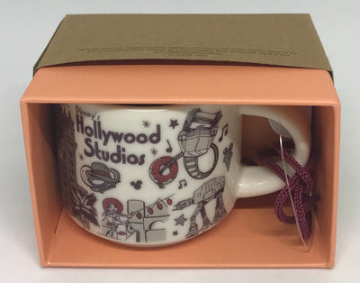 Disney Parks Starbucks Been There Hollywood Studios Coffee Mug Ornament New