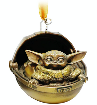 Disney 2020 Bronze Variant The Child The Mandalorian Sketchbook Ornament New